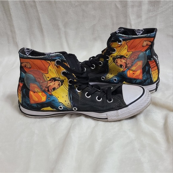 DC Rebirth Converse All Stars Superman Size 8 (Women's) Size 6 (Men's) - Picture 7 of 9
